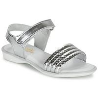 citrouille et compagnie gosagola girlss childrens sandals in silver