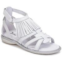 citrouille et compagnie ravipe girlss childrens sandals in white