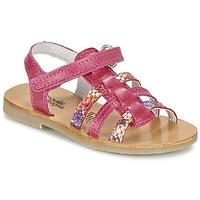 citrouille et compagnie ondamiter girlss childrens sandals in pink