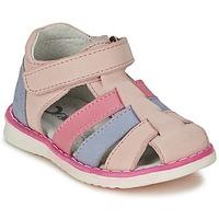 citrouille et compagnie frinoui girlss childrens sandals in pink