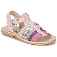 citrouille et compagnie jasma girlss childrens sandals in pink