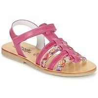 citrouille et compagnie ondamiter girlss childrens sandals in pink