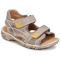 citrouille et compagnie ramtiga boyss childrens sandals in beige