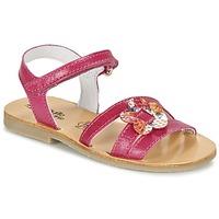 citrouille et compagnie choupinette girlss childrens sandals in pink