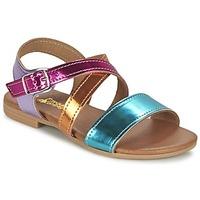 citrouille et compagnie tintamar girlss childrens sandals in multicolo ...