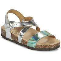 citrouille et compagnie tintamar girlss childrens sandals in silver