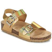 citrouille et compagnie osavag girlss childrens sandals in gold