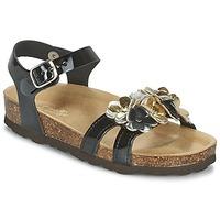 citrouille et compagnie massifleur girlss childrens sandals in black