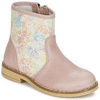 Citrouille et Compagnie OUGAMO LIBERTY girls\'s Children\'s Mid Boots in pink