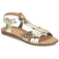 citrouille et compagnie monakilo girlss childrens sandals in gold