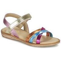 citrouille et compagnie miniravi girlss childrens sandals in multicolo ...