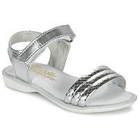 citrouille et compagnie gosagola girlss childrens sandals in silver