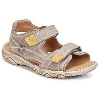 citrouille et compagnie ramtiga boyss childrens sandals in beige