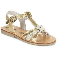 citrouille et compagnie coveda girlss childrens sandals in gold