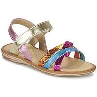 citrouille et compagnie miniravi girlss childrens sandals in multicolo ...