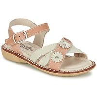 citrouille et compagnie sostoga girlss childrens sandals in beige