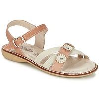 citrouille et compagnie sostoga girlss childrens sandals in beige