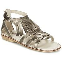 citrouille et compagnie ravipe girlss childrens sandals in gold