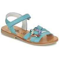 citrouille et compagnie choupinette girlss childrens sandals in blue