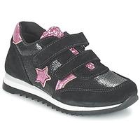 citrouille et compagnie lison girlss childrens shoes trainers in black