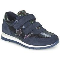 citrouille et compagnie lison girlss childrens shoes trainers in blue