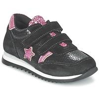 citrouille et compagnie lison girlss childrens shoes trainers in black