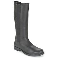 citrouille et compagnie fanderso girlss childrens high boots in black