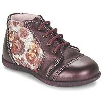 citrouille et compagnie fricol girlss childrens mid boots in purple