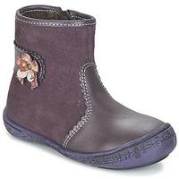 citrouille et compagnie fakari girlss childrens mid boots in purple