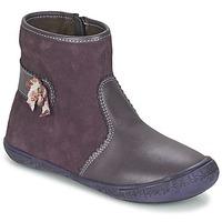 citrouille et compagnie fakari girlss childrens mid boots in purple