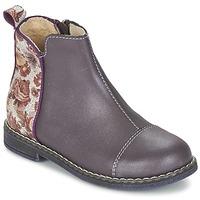 citrouille et compagnie fouladou girlss childrens mid boots in purple