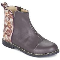 citrouille et compagnie fouladou girlss childrens mid boots in purple