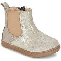 citrouille et compagnie fepol girlss childrens mid boots in silver