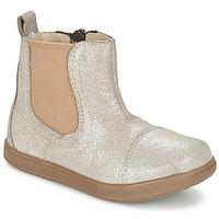 citrouille et compagnie fepol girlss childrens mid boots in silver