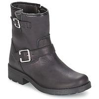 citrouille et compagnie jeny girlss childrens high boots in black