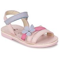 citrouille et compagnie ertuna girlss childrens sandals in multicolour