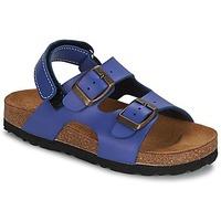 citrouille et compagnie kolatu boyss childrens sandals in blue