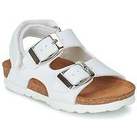 citrouille et compagnie kolatu boyss childrens sandals in white