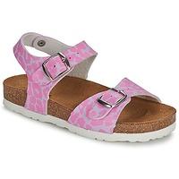 citrouille et compagnie iniale girlss childrens sandals in purple