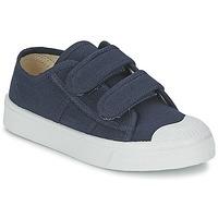 citrouille et compagnie juan girlss childrens shoes trainers in blue