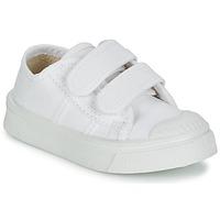 citrouille et compagnie girlss childrens shoes trainers in white