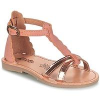 citrouille et compagnie gubudu girlss childrens sandals in pink