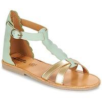 citrouille et compagnie glapoti girlss childrens sandals in green