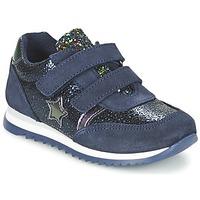 citrouille et compagnie lison girlss childrens shoes trainers in blue