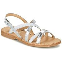 citrouille et compagnie gentou girlss childrens sandals in white