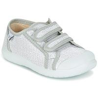 citrouille et compagnie glassia girlss childrens shoes trainers in sil ...