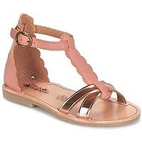 citrouille et compagnie gubudu girlss childrens sandals in pink