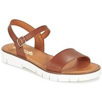 citrouille et compagnie glapoti girlss childrens sandals in brown