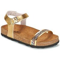 citrouille et compagnie iguana girlss childrens sandals in gold