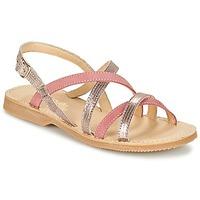 citrouille et compagnie gentou girlss childrens sandals in pink